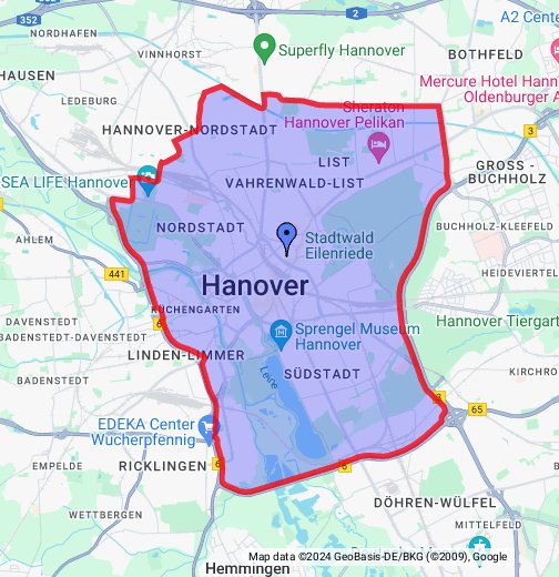 Umweltzone Stadt Hannover - Google My Maps