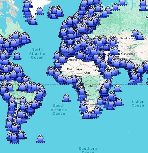 World Ports Google My Maps