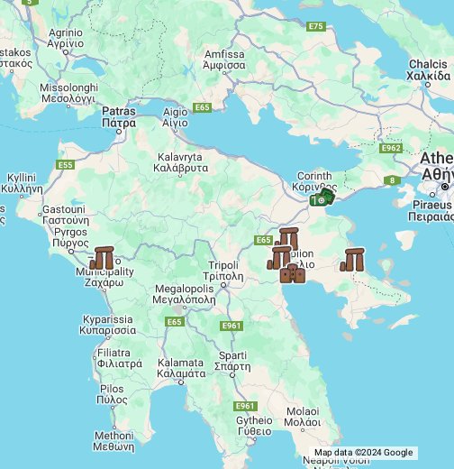 peloponez mapa Peloponez   Google My Maps peloponez mapa