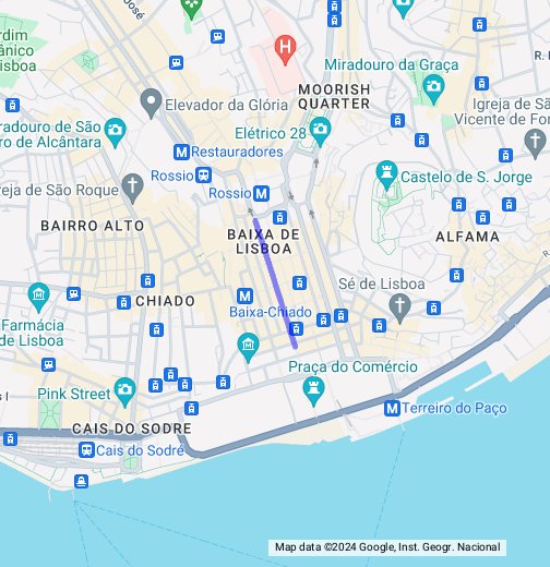 google mapa de lisboa Augusta Street (Rua Augusta)   Google My Maps