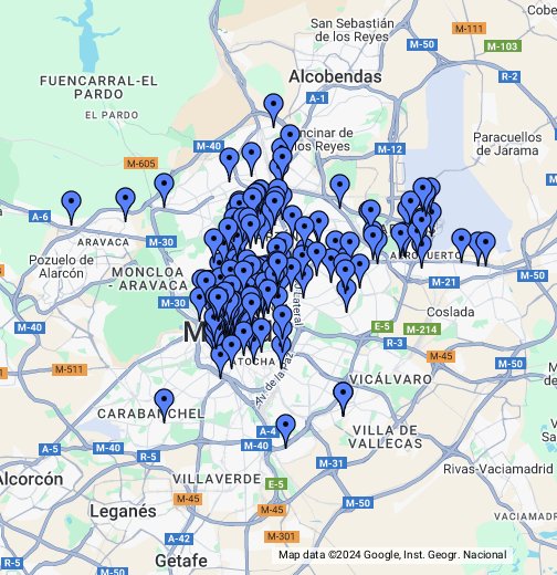 Madrid - Google My Maps