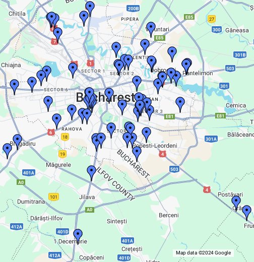 harta service auto bucuresti Harta service urilor auto din Bucuresti si jud. Ilfov   Google My Maps