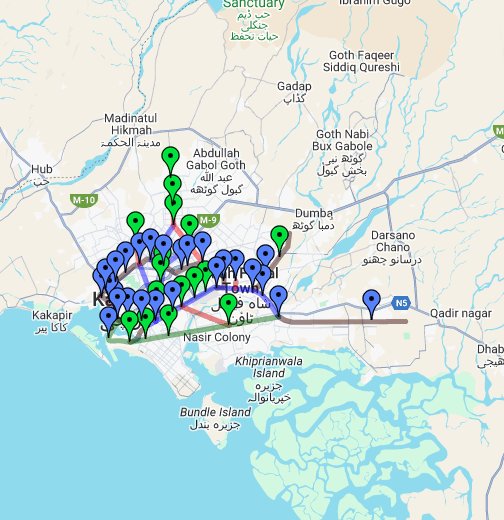 Sohrab Goth Karachi Map Karachi Circular Railway - Google My Maps