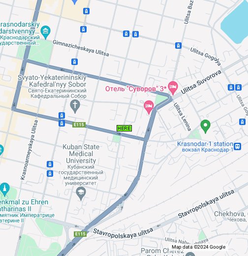 Krasnodar, Russia - Google My Maps