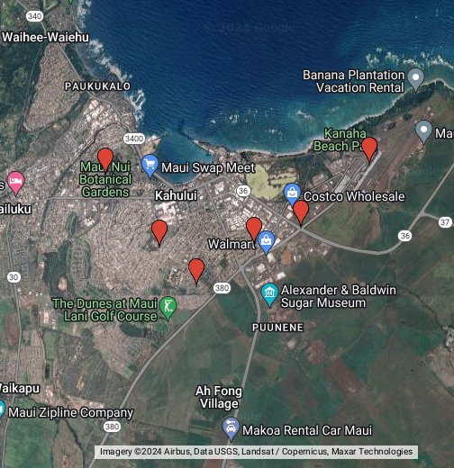 Maui Hawaii Google My Maps