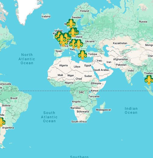 World Scout Jamboree Map Google My Maps