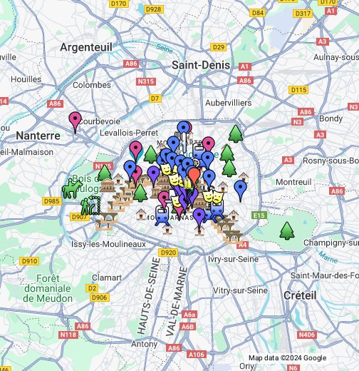 google maps paris walking tours