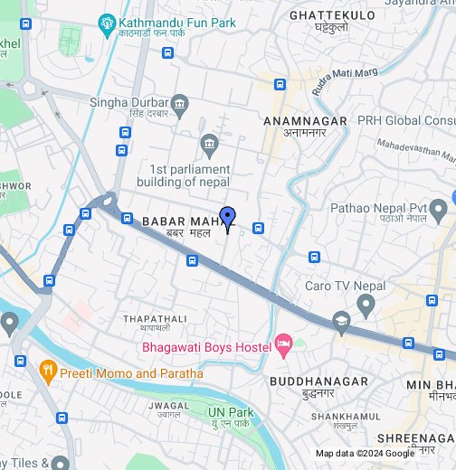 Map Of Kathmandu City Kathmandu District   Google My Maps