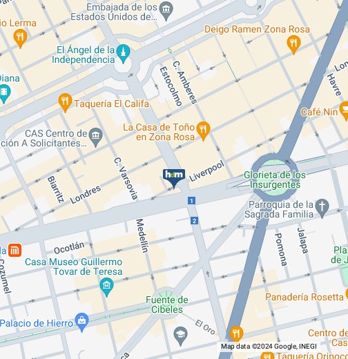 Hotel Plaza Florencia - Google My Maps