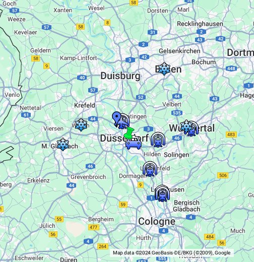 Messe Düsseldorf GmbH - Google My Maps