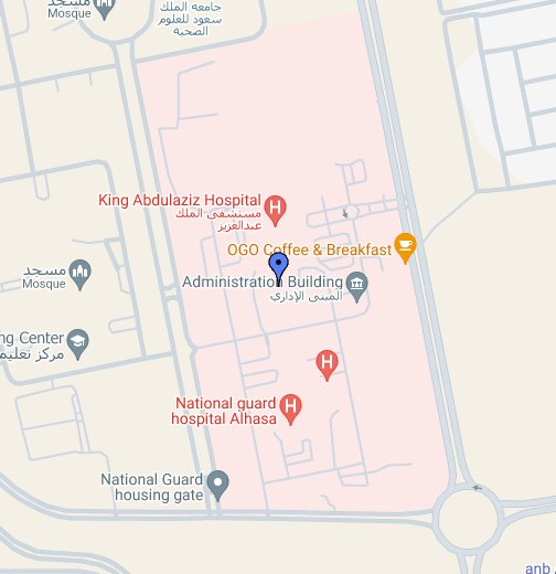 Al Ahsa Saudi Arabia Map King Abdulaziz Hospital   Al Ahsa   Google My Maps