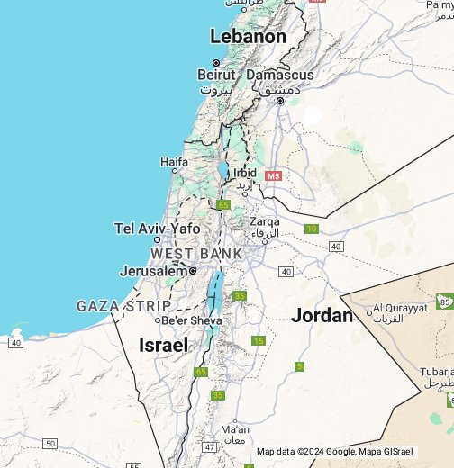 Map of Israel - Google My Maps