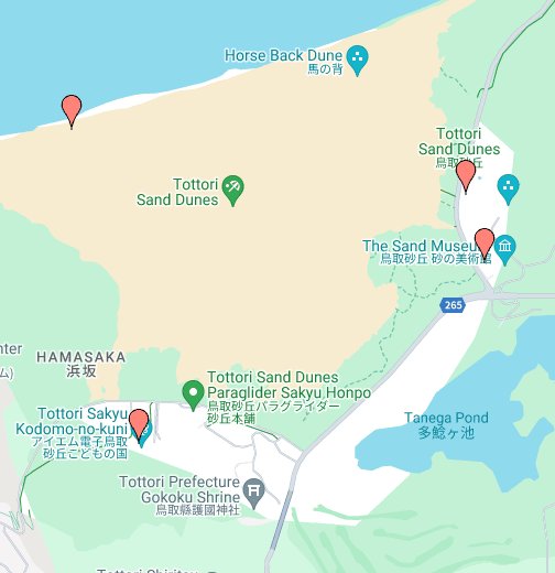 感動 わくわくな鳥取砂丘の遊び方6選 Google My Maps