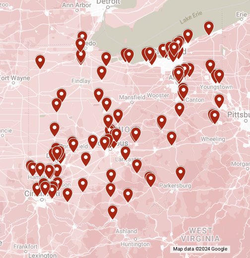 Ohio Medical Marijuana Dispensaries Google My Maps