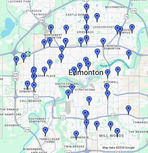 Edmonton Red Light Cameras Google My Maps
