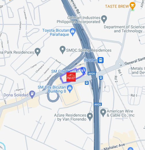 Sm City Manila Map Parañaque   SM Bicutan   Google My Maps