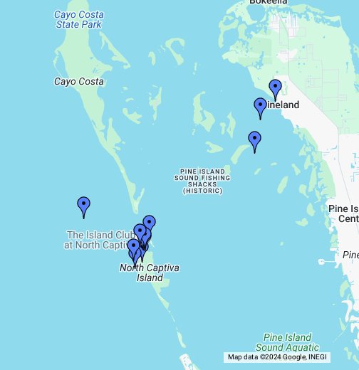 Map Of North Captiva Island North Captiva Island   Windswept   Google My Maps