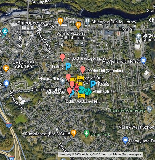 Elms College Campus Map Google My Maps