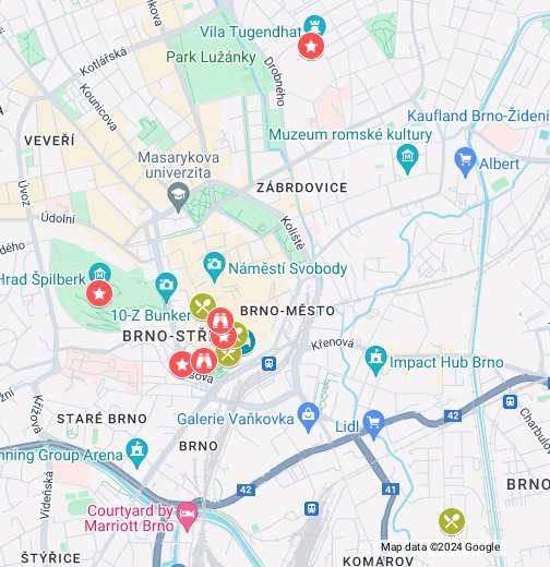 Brünn Tipps & Sehenswürdigkeiten - Google My Maps