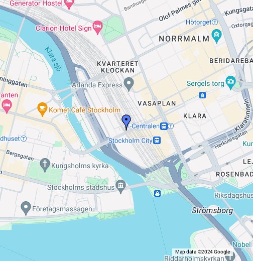 grynkvarnsparken karta Cityterminalen   Google My Maps