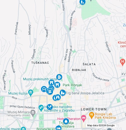 Zagreb - Google My Maps