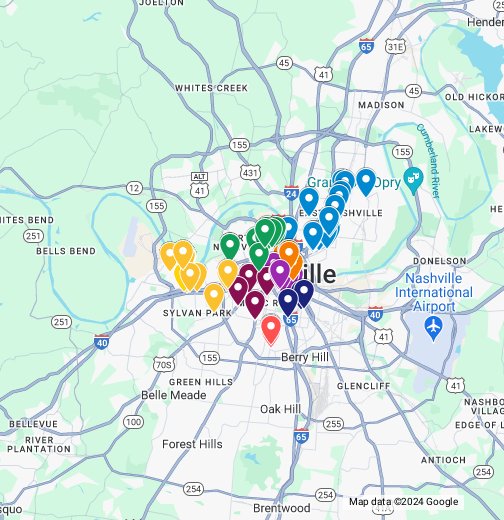 Nashville Murals Google My Maps