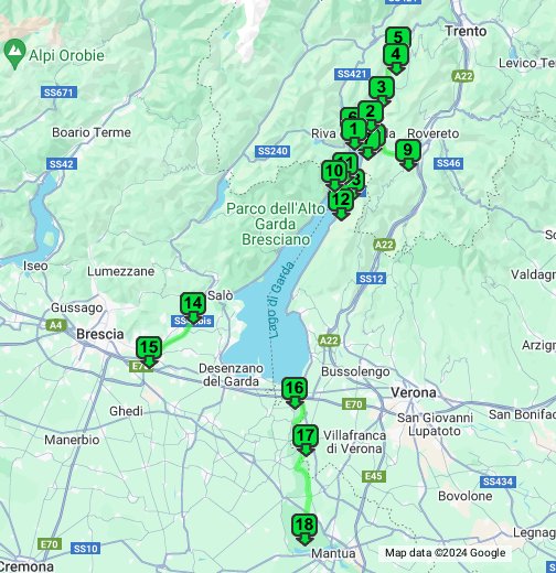 Gardasee radfahren (Radwege) - Google My Maps
