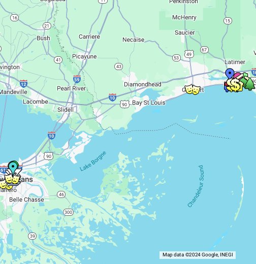 map biloxi mississippi to new orleans        <h3 class=