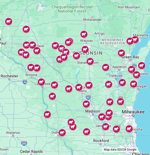 2021 Wisconsin Dairy Breakfasts - Google My Maps