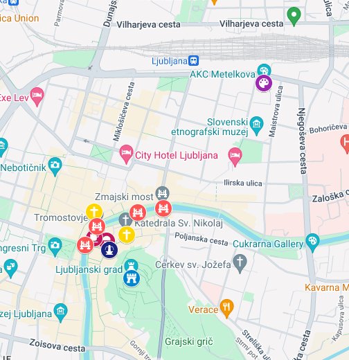 Ljubljana - Google My Maps