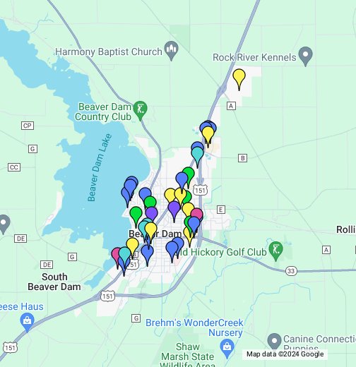 Beaver Dam police report map - Google My Maps