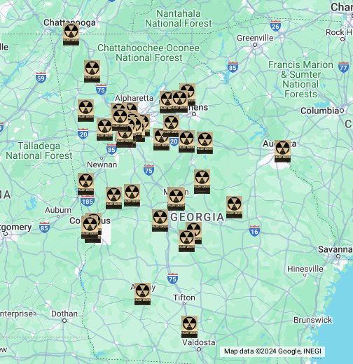 Fallout Shelters in Google My Maps