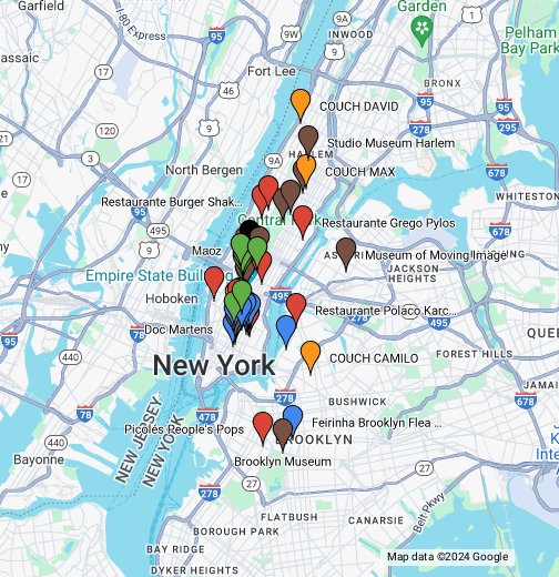 nyc tour google maps