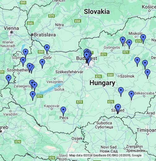 Thermal Baths Hungary - Google My Maps