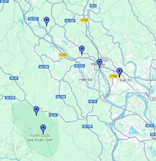 Phú Thọ - Google My Maps - Bản đồ Phú Thọ: Google My Maps đã cập nhật bản đồ Phú Thọ thật chi tiết và đầy đủ thông tin, giúp du khách dễ dàng tìm hiểu về vị trí, điểm du lịch, ẩm thực và lịch sử văn hóa của tỉnh Phú Thọ.