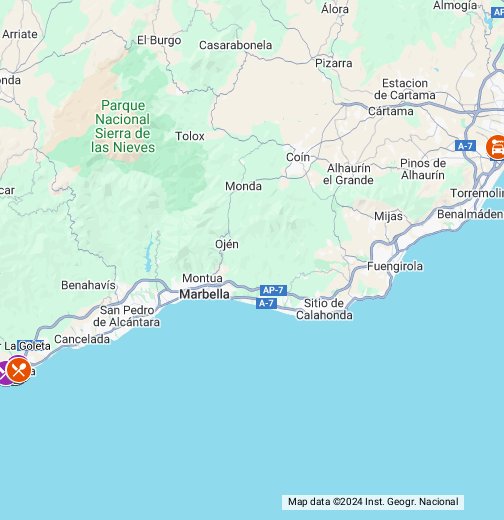 Tapas in Estepona - Google My Maps