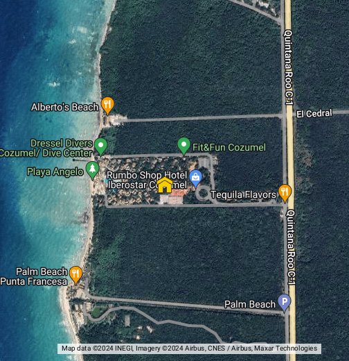 Mexiko - Cozumel - Iberostar Cozumel - Google My Maps