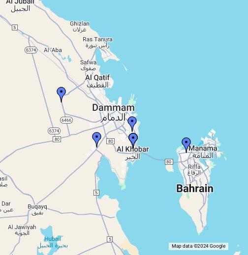 Dammam City Road Map Dammam, KSA   Google My Maps