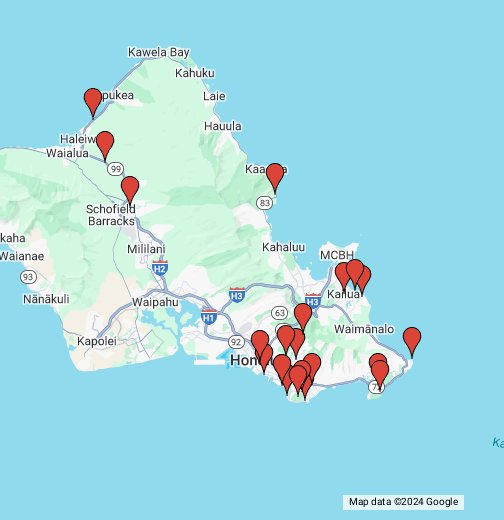 Hawaii Google My Maps