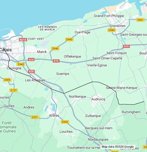 F - Canal de Calais - Google My Maps