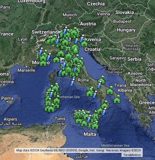 ITALIEN ☼ 119 Camping- und Stellplätze - Google My Maps