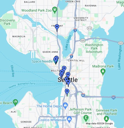 Seattle Washington Google Maps