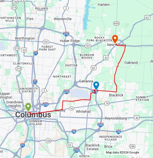 Pelotonia 2022 20 Mile Route (Saturday) Google My Maps