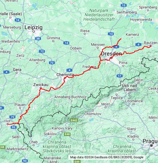 Sächsischer Jakobsweg - Google My Maps