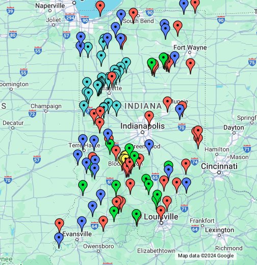 Indiana Mushroom Hunting Areas Google My Maps