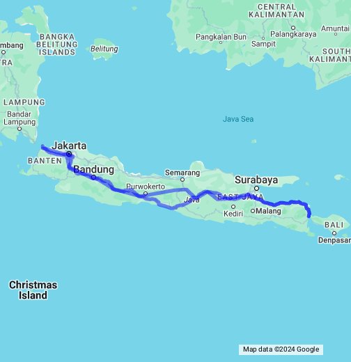Island Of Java Map Java (Indonesia)   Google My Maps