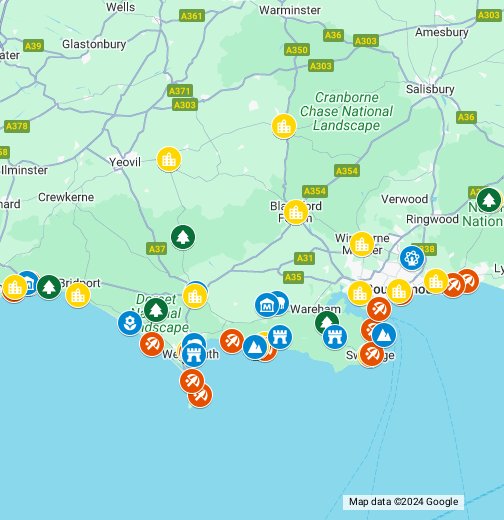 Map of Dorset Google My Maps