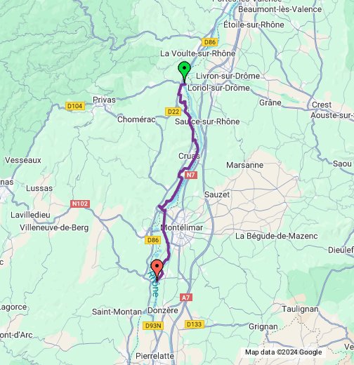ViaRhôna 13 : Le Pouzin à Viviers - Google My Maps