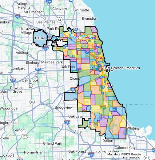 Chicago Neighborhood Guide - Chicago Neighborhood Map With Real Estate ...