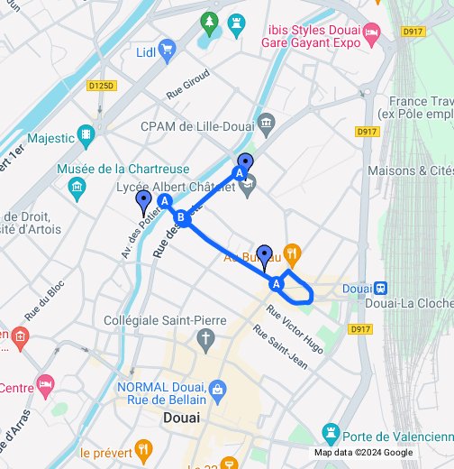 douai rue des Wetz - Google My Maps